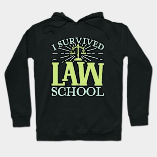 I survived law school Hoodie